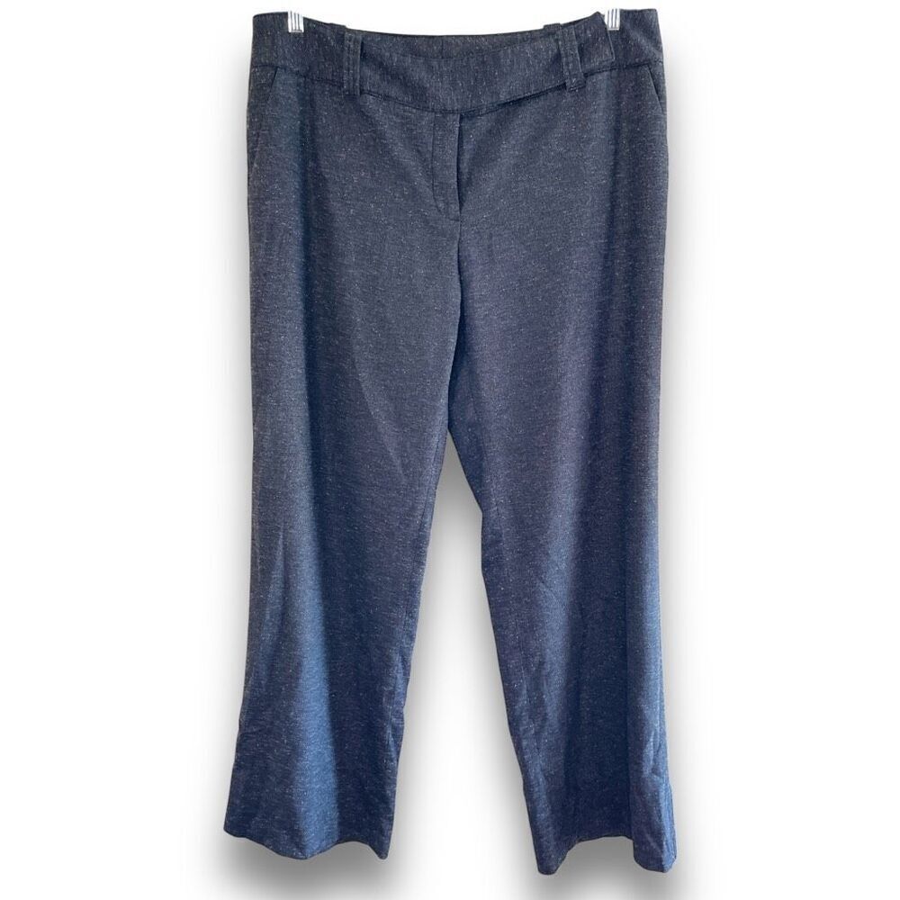 AB STUDIO Wide Leg Dark Grey Dress Pant, Size 16
